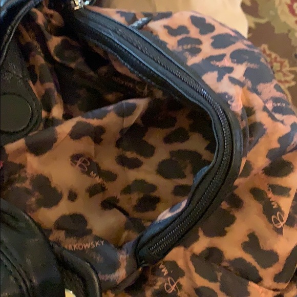 Black leather B. Makowsky bag. SOLD - Picture 5 of 7